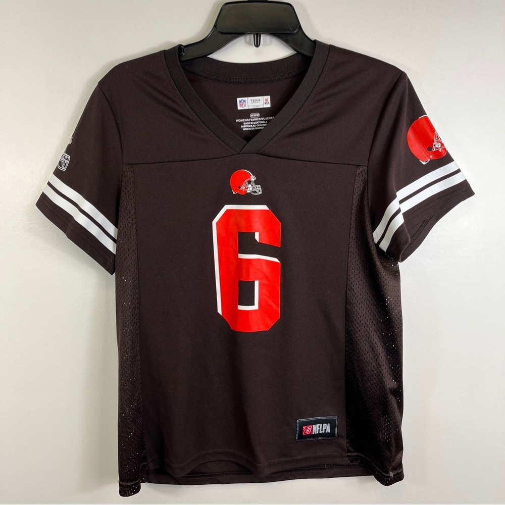 Baker Mayfield #6 Jersey NFL Team Apparel Women’s Medium Cleveland Browns NFLPA